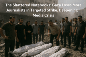 The Shattered Notebooks: Gaza Loses More Journalists in Targeted Strike, Deepening Media Crisis