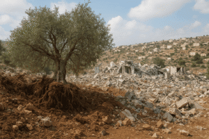 The Uprooting of More Than Trees: A West Bank Village’s Loss Reflects a Deeper Conflict 1 The Uprooting of More Than Trees: A West Bank Village’s Loss Reflects a Deeper Conflict