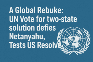 A Global Rebuke: UN Vote for Two-State Solution Defies Netanyahu, Tests US Resolve 