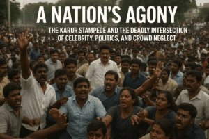 A Nation’s Agony: The Karur Stampede and the Deadly Intersection of Celebrity, Politics, and Crowd Neglect 