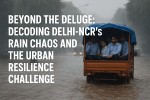 Beyond the Deluge: Decoding Delhi-NCR’s Rain Chaos and the Urban Resilience Challenge