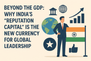 Beyond the GDP: Why India’s "Reputation Capital" is the New Currency for Global Leadership 
