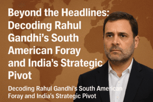 Beyond the Headlines: Decoding Rahul Gandhi’s South American Foray and India’s Strategic Pivot