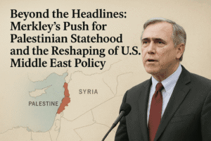 Beyond the Headlines: Merkley's Push for Palestinian Statehood and the Reshaping of U.S. Middle East Policy 