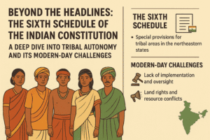 Beyond the Headlines: The Sixth Schedule of the Indian Constitution—A Deep Dive into Tribal Autonomy and Its Modern-Day Challenges 