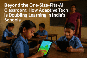Beyond the One-Size-Fits-All Classroom: How Adaptive Tech is Doubling Learning in India's Schools 1 Beyond the One-Size-Fits-All Classroom: How Adaptive Tech is Doubling Learning in India's Schools