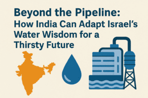 Beyond the Pipeline: How India Can Adapt Israel’s Water Wisdom for a Thirsty Future