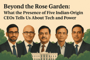 Beyond the Rose Garden: What the Presence of Five Indian-Origin CEOs Tells Us About Tech and Power
