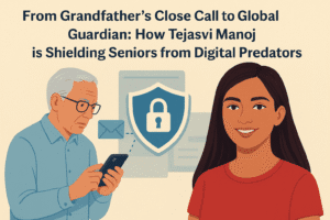 From Grandfather's Close Call to Global Guardian: How Tejasvi Manoj is Shielding Seniors from Digital Predators 