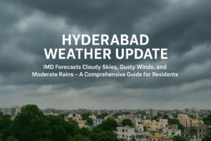 Hyderabad Weather Update: IMD Forecasts Cloudy Skies, Gusty Winds, and Moderate Rains – A Comprehensive Guide for Residents 