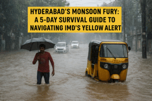 Hyderabad's Monsoon Fury: A 5-Day Survival Guide to Navigating IMD's Yellow Alert 