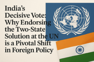 India’s Decisive Vote: Why Endorsing the Two-State Solution at the UN is a Pivotal Shift in Foreign Policy