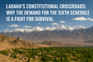 Ladakh’s Constitutional Crossroads: Why the Demand for the Sixth Schedule is a Fight for Survival 