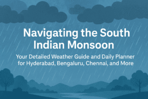 Navigating the South Indian Monsoon: Your Detailed Weather Guide and Daily Planner for Hyderabad, Bengaluru, Chennai, and More 