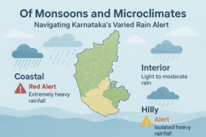 Of Monsoons and Microclimates: Navigating Karnataka's Varied Rain Alert 