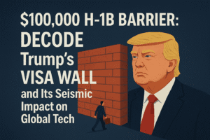 The $100,000 H-1B Barrier: Decoding Trump's Visa Wall and Its seismic Impact on Global Tech 