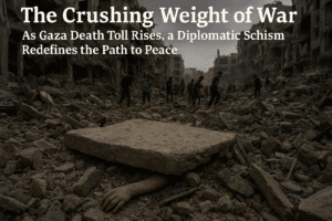 The Crushing Weight of War: As Gaza Death Toll Rises, a Diplomatic Schism Redefines the Path to Peace 