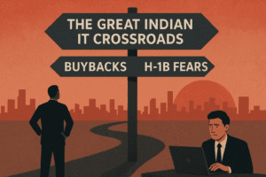 The Great Indian IT Crossroads: Why Buybacks and H-1B Fears Signal a Deeper Crisis of Innovation