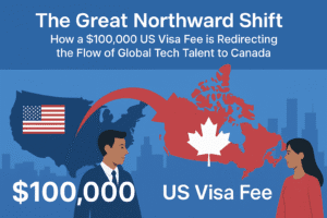 The Great Northward Shift: How a $100,000 US Visa Fee is Redirecting the Flow of Global Tech Talent to Canada 