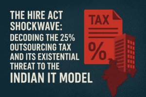 The HIRE Act Shockwave: Decoding the 25% Outsourcing Tax and Its Existential Threat to the Indian IT Model