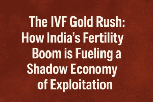 The IVF Gold Rush: How India’s Fertility Boom is Fueling a Shadow Economy of Exploitation 