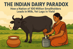 The Indian Dairy Paradox: How a Nation of 100 Million Smallholders Leads in Milk, Yet Lags in Yield