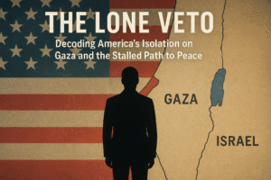 The Lone Veto: Decoding America’s Isolation on Gaza and the Stalled Path to Peace 1 The Lone Veto: Decoding America’s Isolation on Gaza and the Stalled Path to Peace
