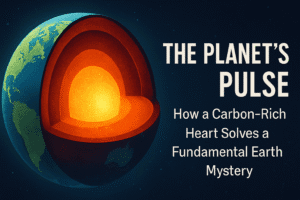 The Planet's Pulse: How a Carbon-Rich Heart Solves a Fundamental Earth Mystery