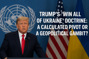 Trump’s “Win All of Ukraine” Doctrine: A Calculated Pivot or a Geopolitical Gambit?
