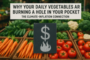 Why Your Daily Vegetables Are Burning a Hole in Your Pocket: The Climate-Inflation Connection 