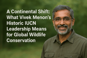 A Continental Shift: What Vivek Menon’s Historic IUCN Leadership Means for Global Wildlife Conservation