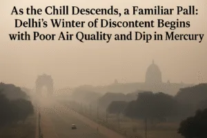 As the Chill Descends, a Familiar Pall: Delhi's Winter of Discontent Begins with Poor Air Quality and Dip in Mercury