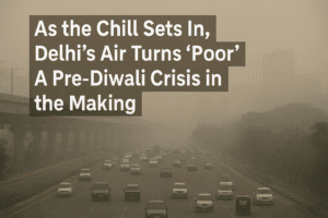 As the Chill Sets In, Delhi's Air Turns 'Poor': A Pre-Diwali Crisis in the Making 
