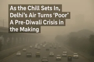As the Chill Sets In, Delhi's Air Turns 'Poor': A Pre-Diwali Crisis in the Making