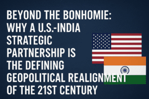 Beyond the Bonhomie: Why a U.S.-India Strategic Partnership is the Defining Geopolitical Realignment of the 21st Century 