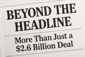 Beyond the Headline: More Than Just a $2.6 Billion Deal