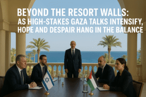 Beyond the Resort Walls: As High-Stakes Gaza Talks Intensify, Hope and Despair Hang in the Balance 