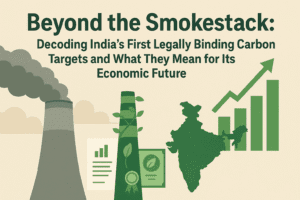 Beyond the Smokestack: Decoding India's First Legally Binding Carbon Targets and What They Mean for Its Economic Future