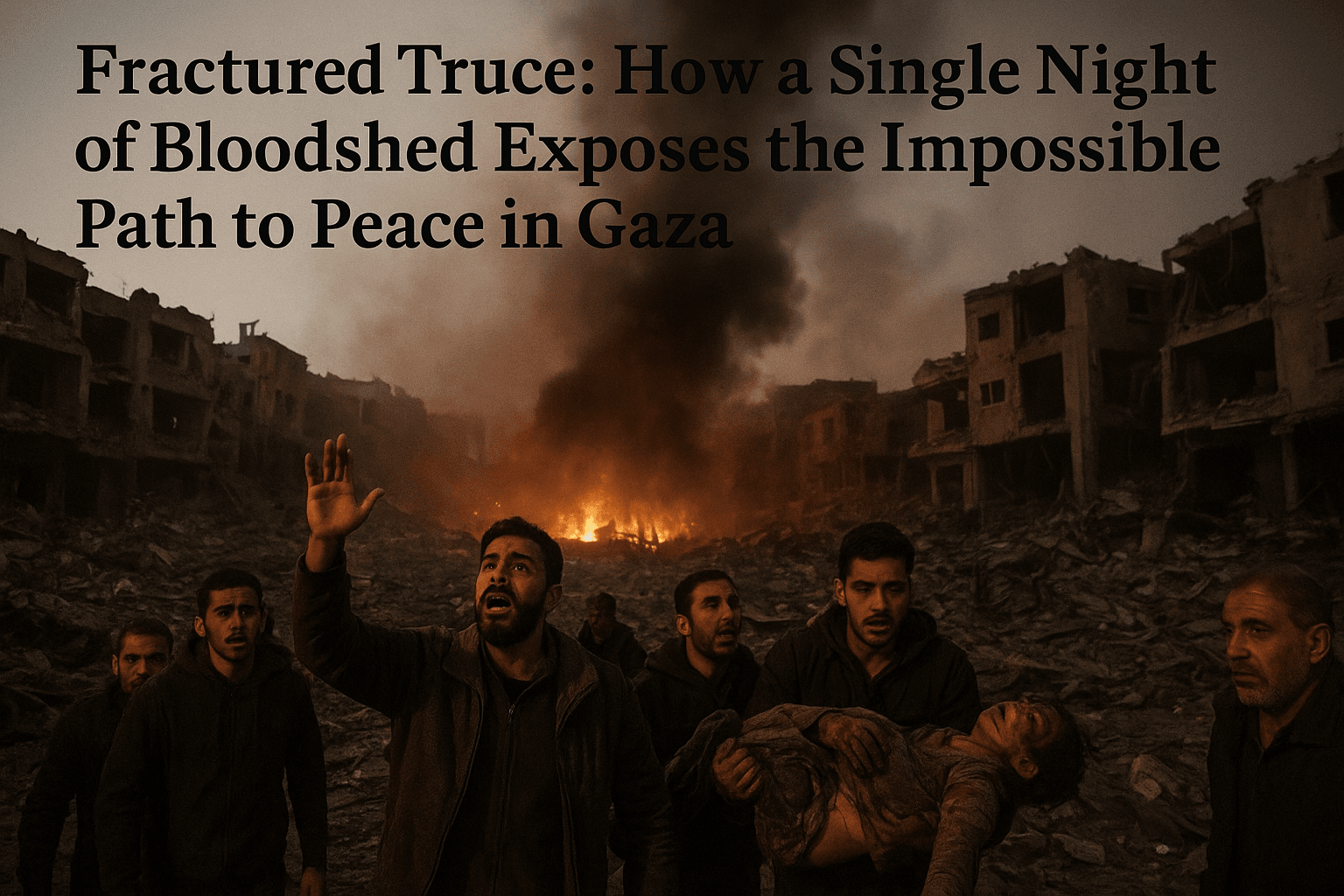 Fractured Truce: How a Single Night of Bloodshed Exposes the Impossible Path to Peace in Gaza 