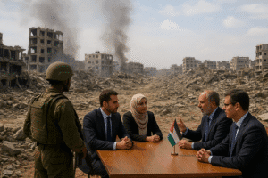 From Battlefield to Bargaining Table: The Precarious Path to a Lasting Gaza Cease-Fire 