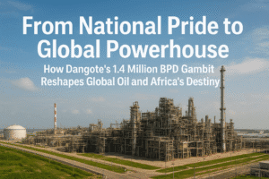 From National Pride to Global Powerhouse: How Dangote’s 1.4 Million BPD Gambit Reshapes Global Oil and Africa’s Destiny 1 From National Pride to Global Powerhouse: How Dangote’s 1.4 Million BPD Gambit Reshapes Global Oil and Africa’s Destiny