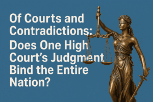 Of Courts and Contradictions: Does One High Court's Judgment Bind the Entire Nation?