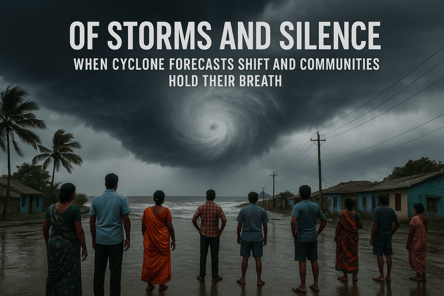 Of Storms and Silence: When Cyclone Forecasts Shift and Communities Hold Their Breath 