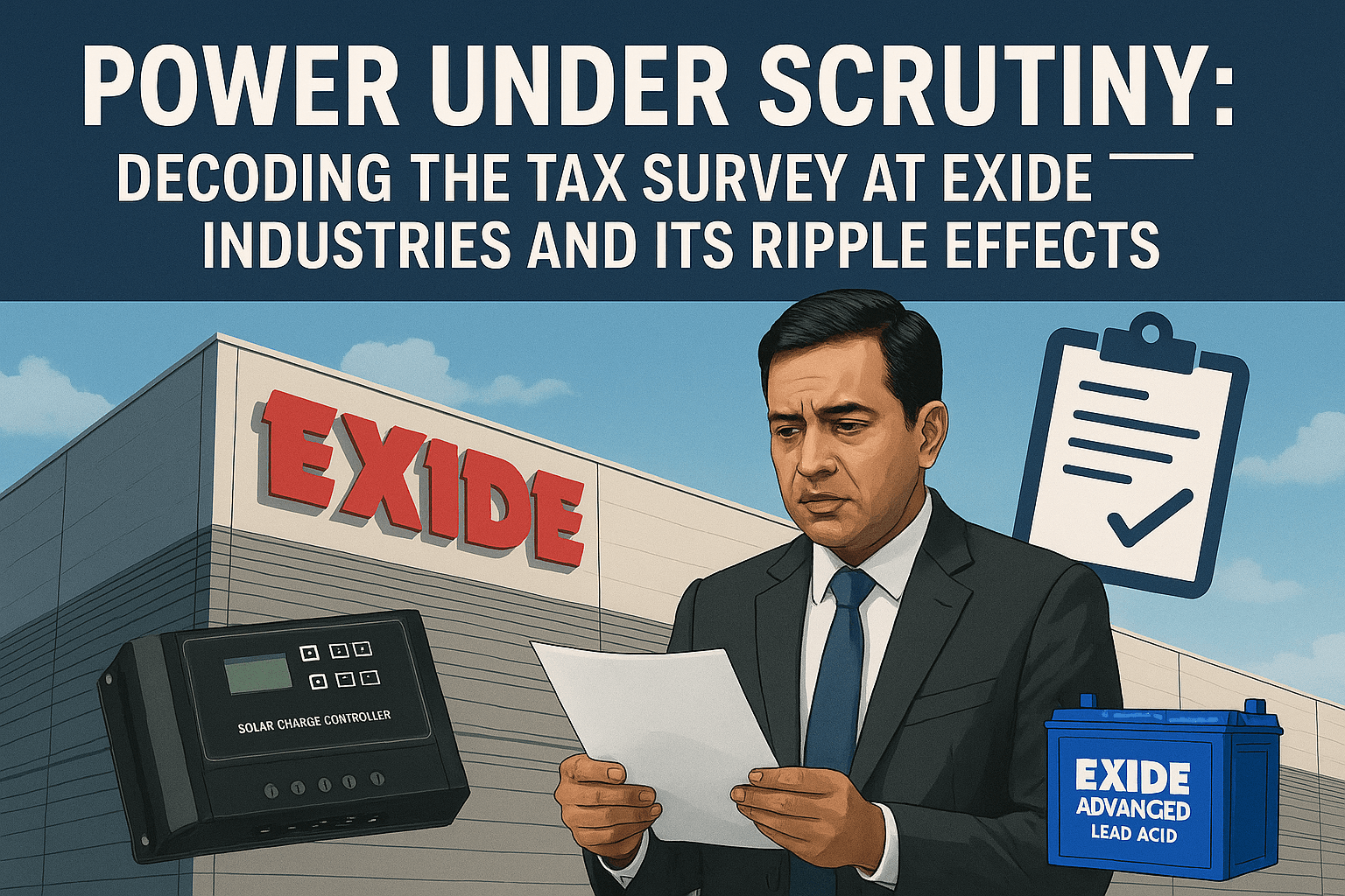 Power Under Scrutiny: Decoding the Tax Survey at Exide Industries and Its Ripple Effects 