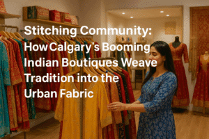 Stitching Community: How Calgary's Booming Indian Boutiques Weave Tradition into the Urban Fabric 1 Stitching Community: How Calgary's Booming Indian Boutiques Weave Tradition into the Urban Fabric