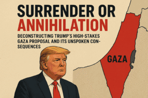 Surrender or Annihilation: Deconstructing Trump’s High-Stakes Gaza Proposal and Its Unspoken Consequences