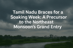 Tamil Nadu Braces for a Soaking Week: A Precursor to the Northeast Monsoon's Grand Entry 