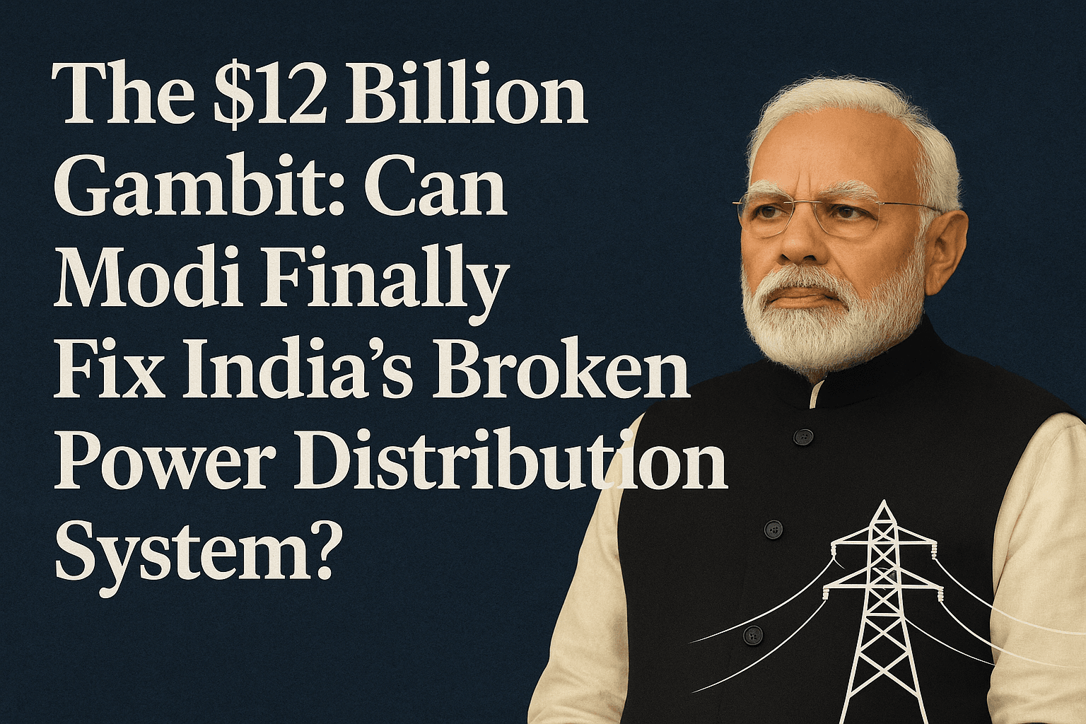 The $12 Billion Gambit: Can Modi Finally Fix India's Broken Power Distribution System? 