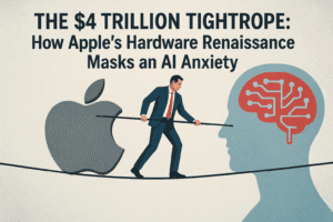 The $4 Trillion Tightrope: How Apple’s Hardware Renaissance Masks an AI Anxiety  1 The $4 Trillion Tightrope: How Apple’s Hardware Renaissance Masks an AI Anxiety