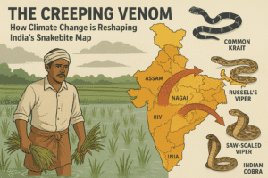 The Creeping Venom: How Climate Change is Reshaping India’s Snakebite Map 